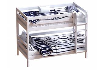 Двухъярусная кровать Авалон с прямой лестницей