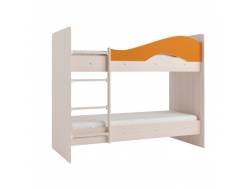 Двухъярусная кровать Мая на латофлексах оранж