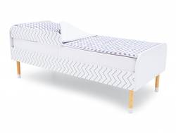 Кровать Stumpa Классика с бортиком рисунок Геометрия Зигзаги