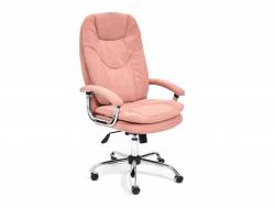 Кресло офисное Softy lux флок розовый