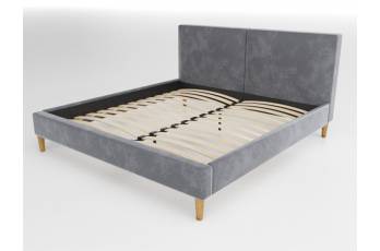Кровать Линси 1400 серый