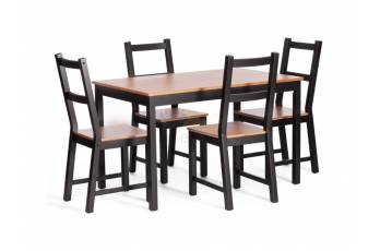 Обеденный комплект Соната Sonata dining set антик/чёрный