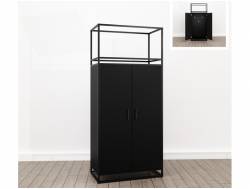 Шкаф для одежды малый (М-23) Лофт Черный