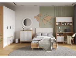 Детская Лаура Дуб вотан/Белый шагрень