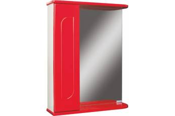 Шкаф зеркало Радуга Красный 55 левый/правый
