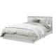 Кровать с ящиками Лори 1600 дуб серый