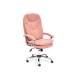 Кресло офисное Softy lux флок розовый