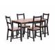 Обеденный комплект Соната Sonata dining set антик/чёрный