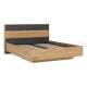 Кровать парящая 1600 Роджина (с ПМ) Графит/Дуб Крафт