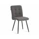 Стул обеденный Medeo флок серый