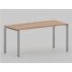 Стол с эффектом парения Лофт П-образные опоры серые ЛО.Кпп_7 700х1600 мм