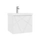 Тумба Geometry 500-0-1 Como навесная белый