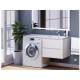 Тумба под стиральную машину Uperwood Tanos 60 см подвесная правая белый