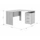 Стол компьютерный 1200 угловой Лайт-2 белый