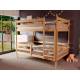 Двухъярусная кровать без крыши без покраски 80х190 см