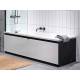 Экран под ванну МДФ Rita Black 1800 мм белый