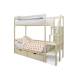 Двухъярусная кровать Svogen с ящиками бежевый