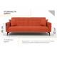 Диван Аллаки с USB розеткой Терракотовый Tailor 19