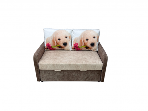 Диван Канзас 1.20 Собака с цветком