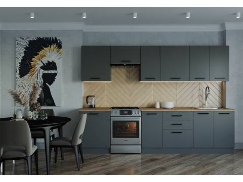 Кухня Антрацит 3000