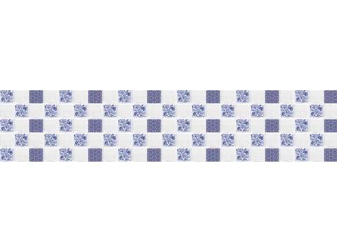 Фартук с фотопечатью Голубая плитка ABF05