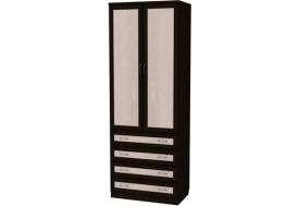 Шкаф для белья со штангой и ящиками арт.103