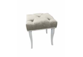 Банкетка малая ваниль опоры белый