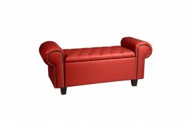 Банкетка Милан красный