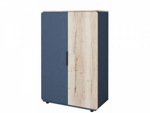 Шкаф для одежды Дельта-Лофт 13.01черный, ирландский дуб