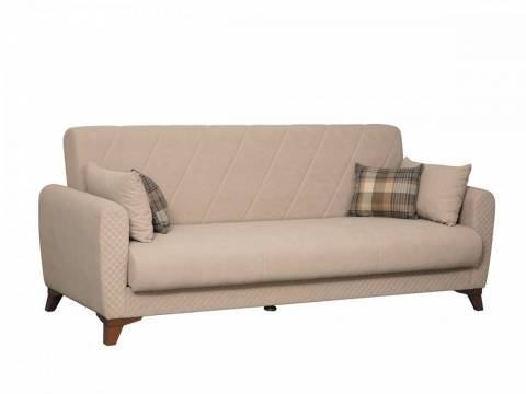 Диван-кровать 3-х местный Эдвин велюр прага капучино