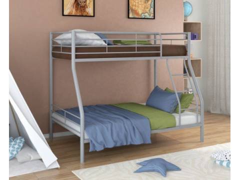 Двухъярусная кровать Гранада - 2 серый