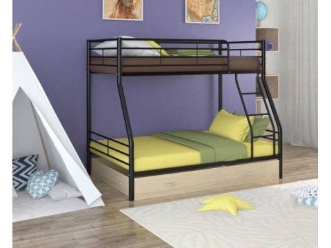 Двухъярусная кровать Гранада - 2 Я черный