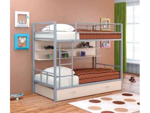 Двухъярусная кровать Севилья - 2 ПЯ серый