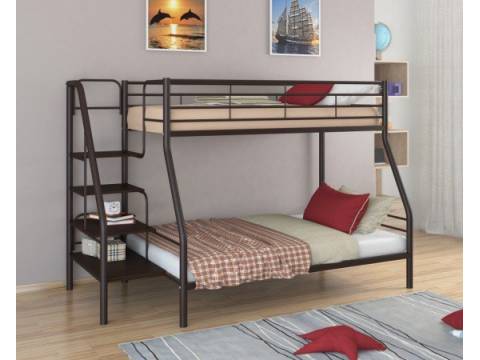 Двухъярусная кровать Толедо 1 коричневый венге