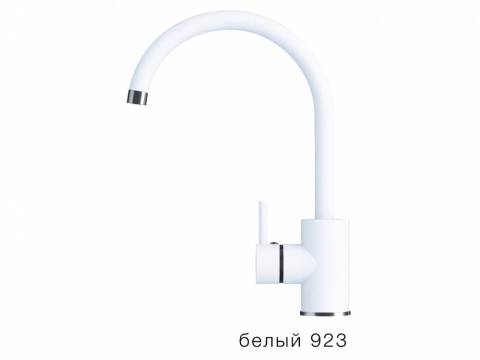 Смеситель для кухни Элара Tolero Белый 923