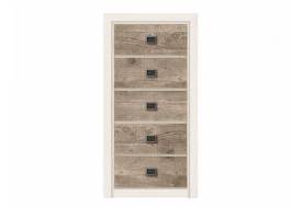 Комод КОМ 5S Коен Ясень Снежный