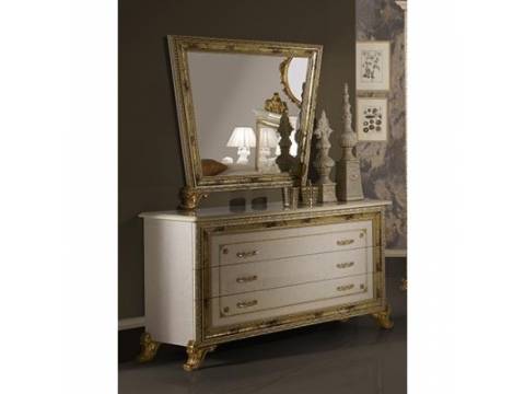 Комод с зеркалом Катя Беж