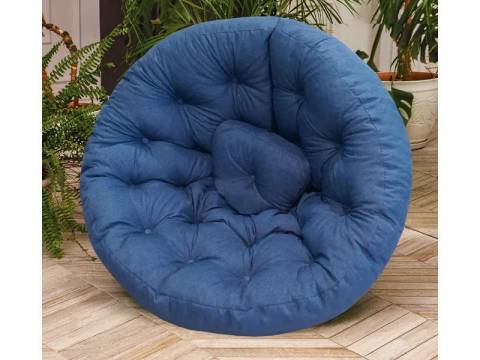 Кресло Форест бескаркасное жаккард тесла деним