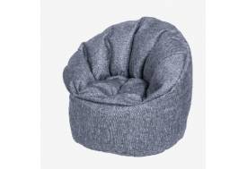 Бескаркасное кресло-пуф Relax серый