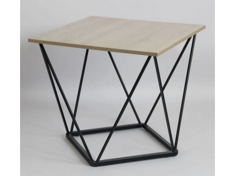 Стол журнальный Кристи Дуб сонома/черный