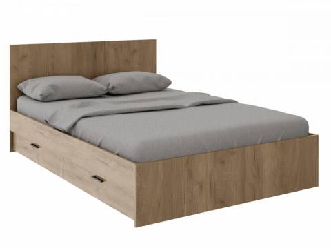 Кровать 1400 Осло модуль М13 с настилами Лайт Белый