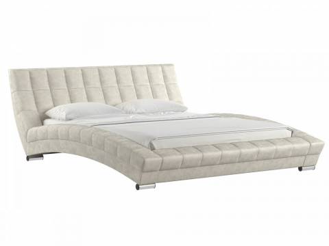 Кровать 1600 Оливия Дарлинг айвори светлый серо-бежевый