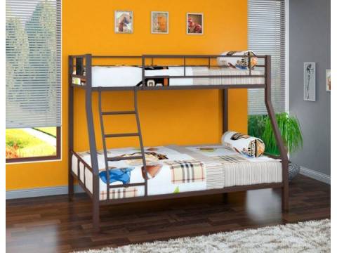 Двухъярусная кровать Гранада - 1 коричневый