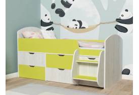 Кровать Малыш-7 Винтербер-Лайм