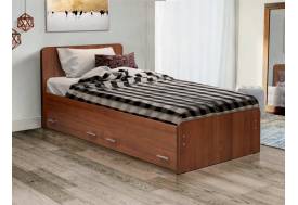 Кровать на уголках № 1 с ящиками односпальная ЛДСП