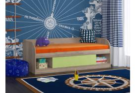 Кровать Соня 4 сонома-салатовый