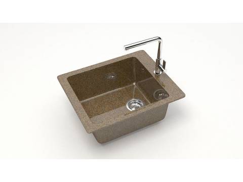 Мойка прямоугольная Линди Z8Q9 терракот