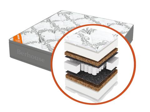 Матрас Mega холкон-кокос TFK Gray Night 60х120