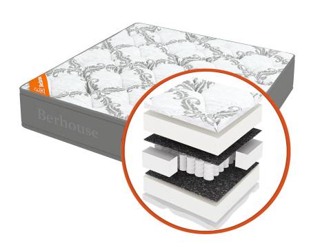 Матрас Mega холкон TFK Gray Night 120х190