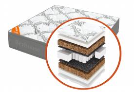 Матрас Mega кокос 20 TFK Gray Night 90х200